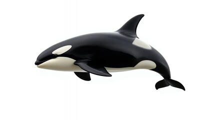 Obraz premium Orca Whale - a Striking Black and White Marine Mammal