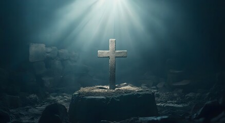 Fototapeta premium good friday good friday cultural background Good Friday and Holy Week Flyer Design with Text