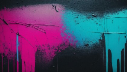 Colorful wall texture Modern pattern for wallpaper design Grunge messy street style new wave background