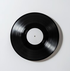 Obraz premium A vinyl record album LP, isolated with a clipping path provided.