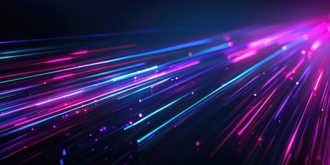 A vibrant display of colorful pixels with a futuristic glow.