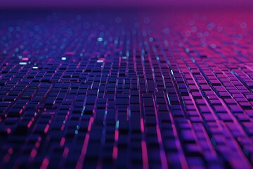 Obraz premium Pixelated shapes gradually blending into smooth gradients