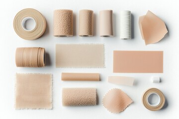 Transparent background with a realistic adhesive tape PNG design element.