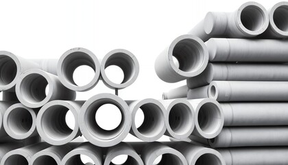 Concrete Pipes - a Minimalist Study in Gray