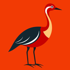 illustration of a beautiful bird