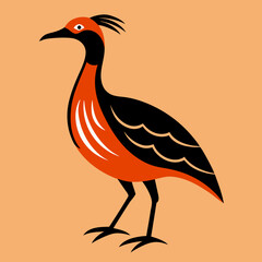 illustration of a beautiful bird