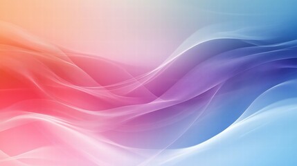Colorful abstract fractal patterns with smooth waves and space for creative text placement. Generative AI