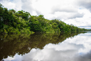 PHOTOS OF THE NANAY RIVER IN THE PERUVIAN AMAZON, BLACK WATER RIVER OR IGAPO IN THE FLOODABLE FORESTS NEAR THE ALLPAHUAYO MISHANA NATIONAL RESERVE
