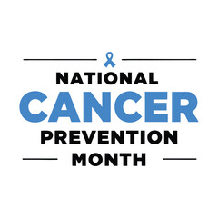 National cancer prevention month Background Template design for Poster or Banner