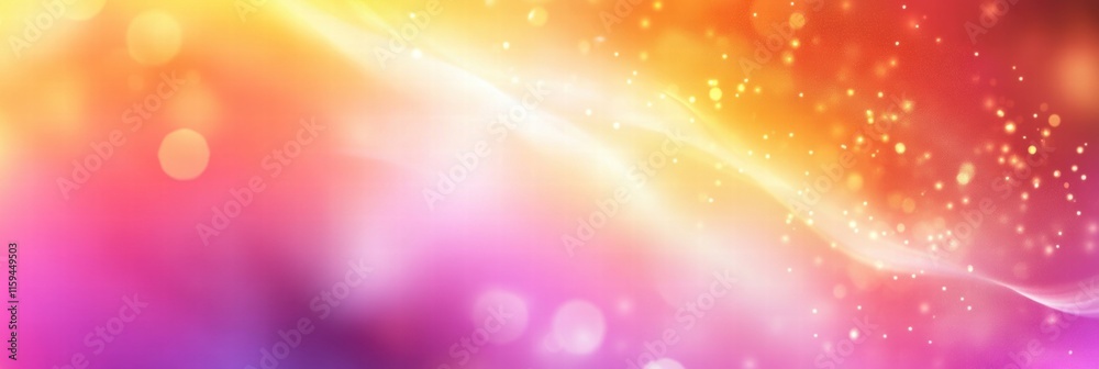 Aufkleber Vibrant explosion of colors creating a dynamic background with space for text and design elements. Generative AI