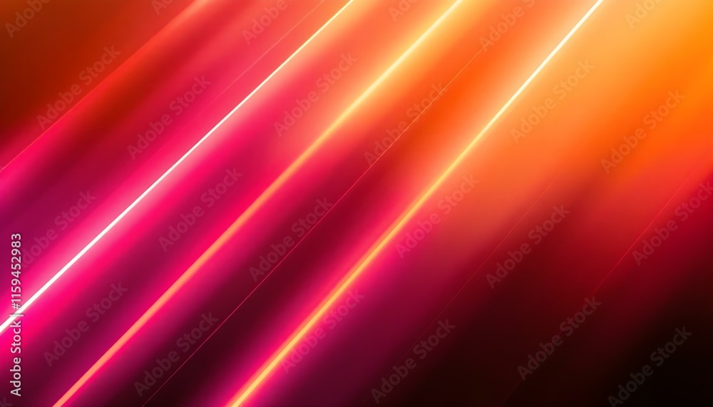 Aufkleber Colorful orange, pink and purple gradient abstract background with 3d look shadow simple pattern. Fluid colors abstract background. Rainbow colorful background. Gradient blob abstract background 