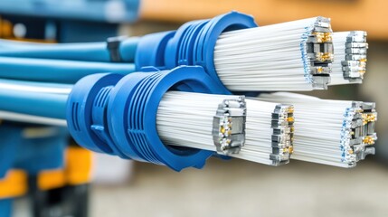 High-Density Fiber Optic Cable Connectors