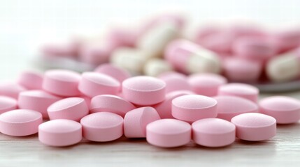 Pink Pills Close Up