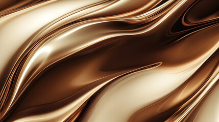 Intricate Mocha mousse color 2025 fractal-inspired abstract with complex patterns, dynamic depth and vibrant light effects