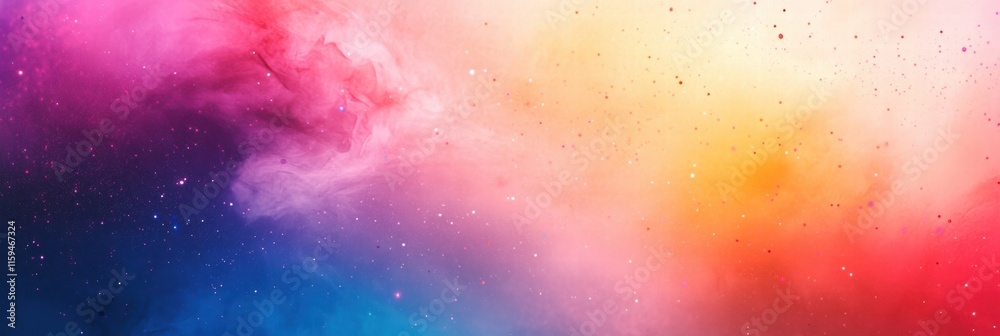 Leinwandbilder colorful abstract explosion with vibrant hues and copy space for creative designs and text applicati