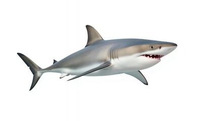Obraz premium Powerful Shark - a Realistic Underwater Portrait