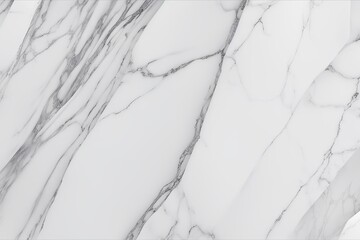 Seamless texture of white statuario marble with veining.