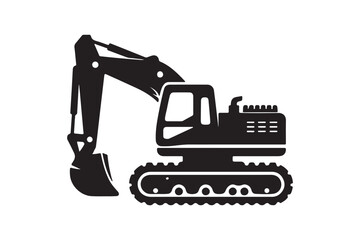 Creative excavator illustration 11.eps