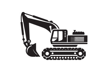 Creative excavator illustration 16.eps