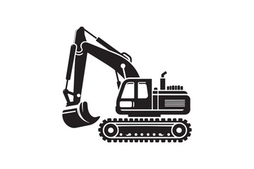 Creative excavator illustration 30.eps