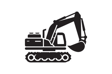 Creative excavator illustration 