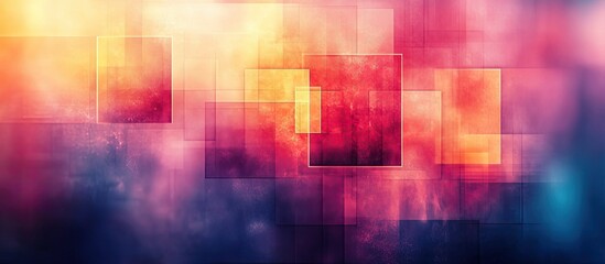 Abstract Colorful Squares: A Symphony of Hues and Textures