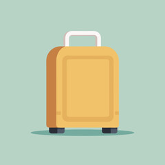 Travel suitcase icon isolated style






