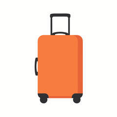 Travel suitcase icon isolated style






