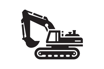 Creative excavator illustration 