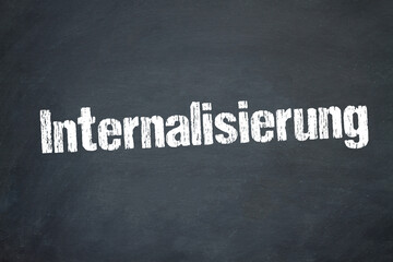 Obraz premium Internalisierung 