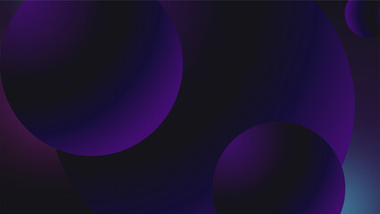 Modern background with spheres in dark strobe colors