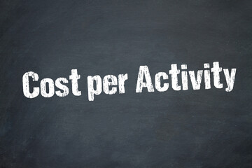 Obraz premium Cost per Activity 