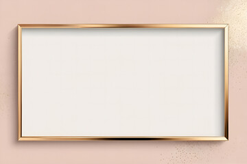 Modern Gold Frame for Art and Photography Display