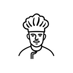 Chef Icon. Trendy Style Vector Illustration Symbol