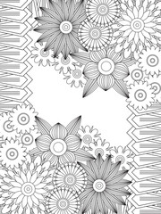 PrintFlowers Coloring Pages For Adules