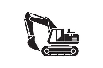Creative excavator illustration 