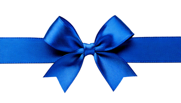 Ribbons in different colors