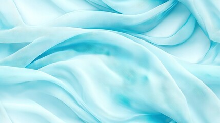 Obraz premium A clearer version of the image, showing a close-up of a blue fabric with a wavy pattern on both sides