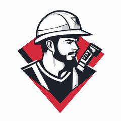 Construction Worker Logo