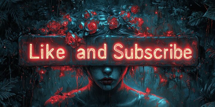 Engaging banner encouraging audience interaction for online content creators