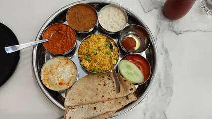 Indian Special Thali, Tastiest Indian Food
