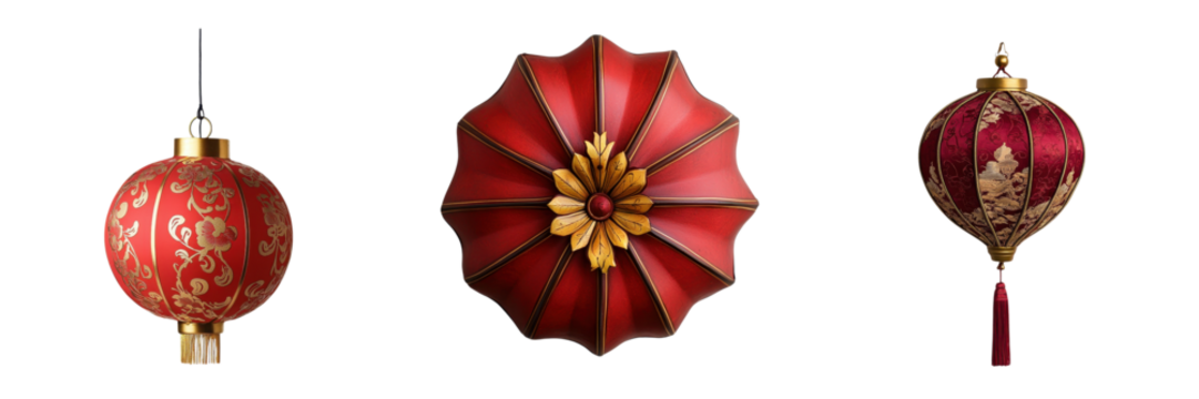 Chinese festival elements lanterns and decor cultural celebration indoor festive spirit