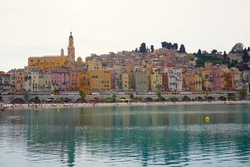 Fototapeta premium Landmark of the city of Menton