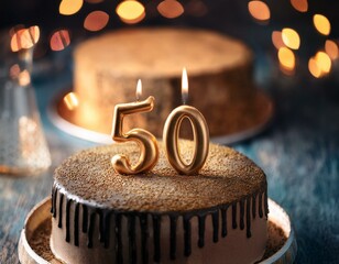 50 urodziny tort
