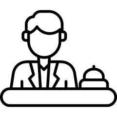 Receptionist Icon
