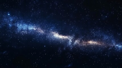 Naklejka premium Night sky nature landscape background