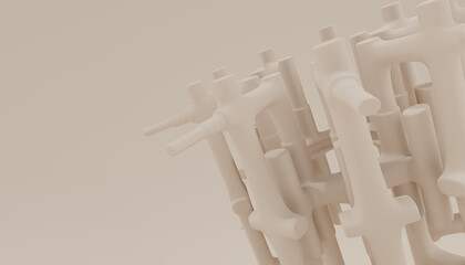 3d Abstract Design, modern background © neurostructure
