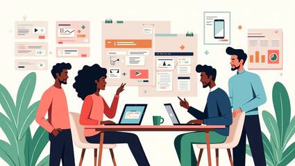Wireframes and Code: Crafting a Mobile App in a Creative Digital Studio
