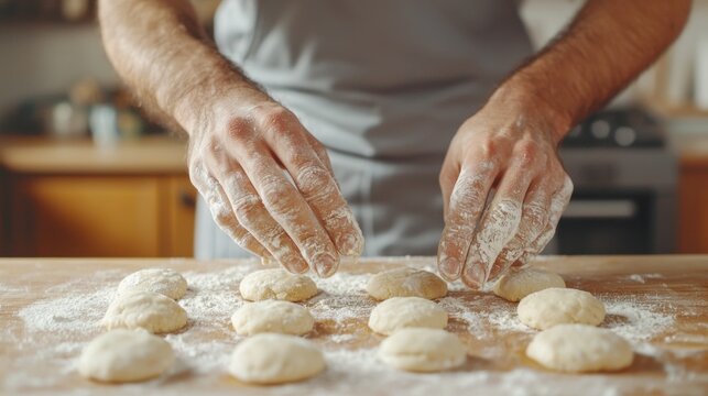 Fr&uuml;hlingspl&auml;tzchen backen in gem&uuml;tlicher K&uuml;chenatmosph&auml;re mit kulinarischem Chaos