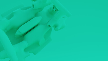3d Abstract Design, modern background © neurostructure